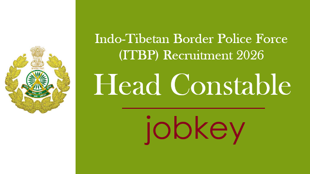 ITBP HC Motor Mechanic Online Form 2026-jobkey